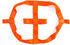 Universal Motorcycle Rear Wheel Transport Tie Down Strap in Orange...
