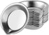 12pcs Makeup Palette Stainless Steel Small Round Paint Tray Artist Watercolours Paint Mixing Palette Tray...