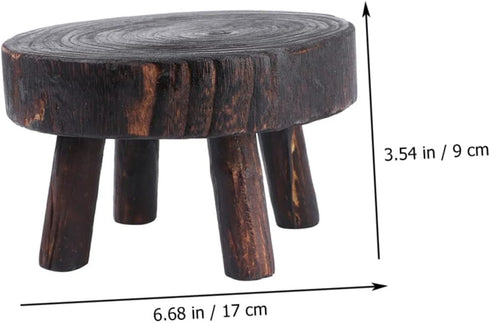 1pc Flower Pot Stand Outdoor Plant Rack Home Accents Decor Outdoor Decoration Freestanding Ladder Shelf Wood Plant Stand Wood Plant Stool Wooden O...