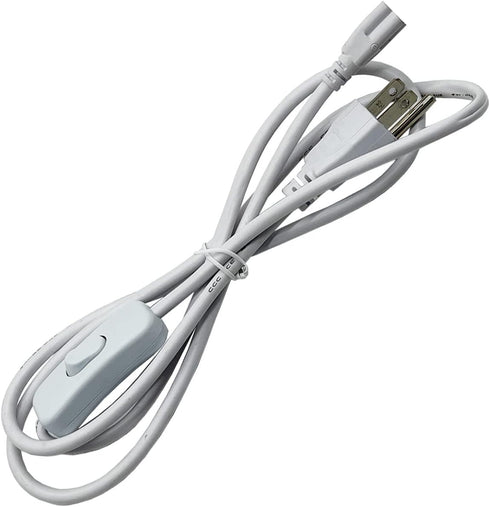 T5 T8 LED Wire Connector Power Cord LED Tube Power Extension Cord with on/Off Plug for LED T5 T8 Light Tube Integrated LED Light Fixture Extension...