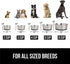 Gorilla Grip Stainless Steel Metal Dog Bowl Set of 2, Rubber Base, Heavy Duty Feeding Dishes, Food Grade BPA Free, Less Sliding, Quiet Pet Bowls f...