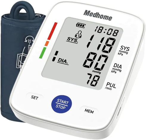 Blood Pressure Monitor for Home Use Upper Arm,Medhome blood pressure machine Upper Arm Large Cuff(8.7"-16.5" Adjustable),automatic high blood pres...