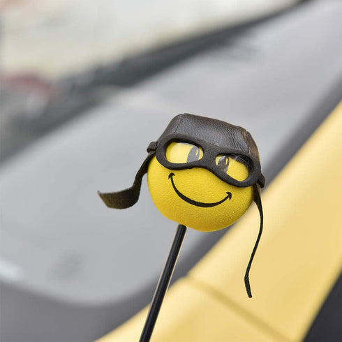 YGMONER Cute Pilot Foam Ball Car Antenna Toppers Exterior Decorations (Pilot)...