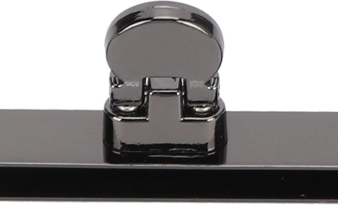 6Pcs Metal Wallet Frame Strip Clasp Metal Openable Replacement Iron Lightweight Straight Side Bag Supplies Hardware Accessories 19cm/ 7.5inch(Gray...