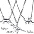 Hicarer Dinosaur Jewelry Set, 3 Pieces Dinosaur Pendant Necklace and 3 Pairs Dinosaur Earrings...