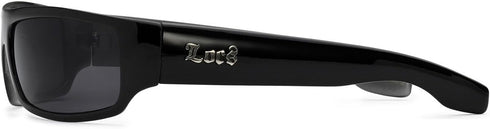 LOCS Sunglasses Hardcore Black Dark Lens 0103 Designer Stylish NEW...