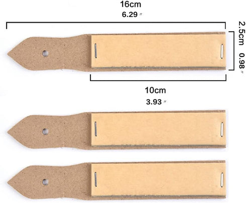 3pcs Sandpaper Sharpener 6.2x0.9" Sketch Drawing Sandpaper Colored Pencil Pastel Sticks Crayons Charcoal Sharpener Lead Pointer Art Drawing Tool 1...