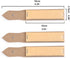 3pcs Sandpaper Sharpener 6.2x0.9" Sketch Drawing Sandpaper Colored Pencil Pastel Sticks Crayons Charcoal Sharpener Lead Pointer Art Drawing Tool 1...