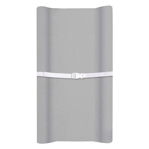 TL Care 100% Natural Organic Cotton Jersey Knit Fitted Contoured Changing Table Pad Cover, Gray, Soft Breathable, for Boys and Girls...