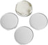 KitsPro 2.2Inch 56MM Wheel Center Caps, Pack of 4 (Silver, Outer 56MM, Inner 53MM)...