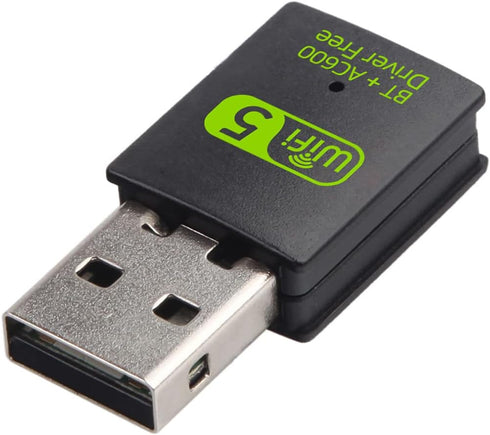 DIGISHUO Mini WiFi Dongle | USB Bluetooth WiFi receiver driver dual band network card, 600Mbps Dual Band 2.4 | 5Ghz Wireless Network External Rece...