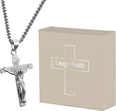 Cross Pendant for Car Rearview Mirror Charm Hanging Accessories Ornament Jesus Cross Necklace Jewelry Women Men Auto Interior Car Decor Crucifix C...