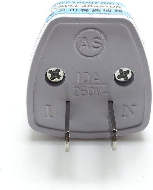 Travel Power Adapter, High Performance Universal UK EU AU to US Plug Adapter Converter(2 Pack)...