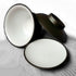 Gaiwan Teacup Kungfu Tea bowl Zisha Red Clay black 4oz/130ml Cup Sancai Saucers (Black white)...