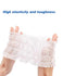 100 Pieces Disposable Headbands Spa Stretchable Headband Skincare Headbands for Women Soft Non Woven Facial Spa Head Bands White...