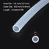 10ft 1/2" ID x 5/8" OD Silicone Tubing Clear 12.7mm x 15.9mm Industrial Plastic Tubing Pure Silicone Hoses for Pump Siphoning Draining Irrigation ...