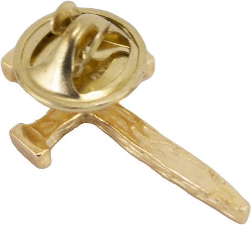 Cathedral Art (Abbey & CA Gift) Nail Cross Inspirational Lapel Pin, One Size, Gold...