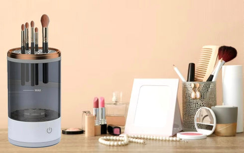 2024, Electric Makeup Brush Cleaner, Make Up Brush Cleaner, Electric Brush Cleaner, Automatic Makeup Brush Cleaner, Makeup Brushes Cleaner, Brushl...