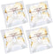 200pcs 5.5x5.5in Lovely Lace Bowknot Clear Biscuit Roasting Treat Present DIY Plastic Candy Individual Wrappers Self Adhesive OPP Cookie Bakery De...