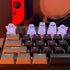 Artisan Keycaps - Cute Ghost keycaps Shine Through Keycaps Resin Keycaps Custom Keycaps Escape Handmade Keycap for Mechanical Keyboard Key cap (Fi...