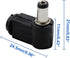 Luomorgo Right Angle 5.5 x 2.1mm/0.22 x 0.08 inch DC Socket Jack Charger Power Plug Solder 20pcs...