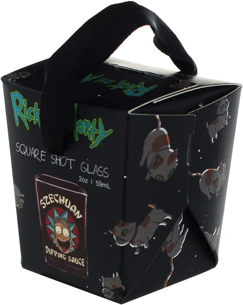 Rick and Morty Szechuan Dipping Sauce Shot Glass - Novelty Collectible Drinking Glasses - Perfect for Birthdays, Holidays, House Warming Parties...