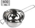 Stainless Steel Double Boiler Pot with 600ML for Melting Chocolate, Candy and Candle Making (18/8 Steel, Universal Insert)...