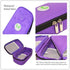 CHILDHOOD Waterproof Insulin Cooler Travel Case Temperature Display Medication Insulated Cooling Bag with 3 Ice Packs (Purple)......