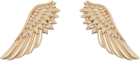 MINGHUA Elegant Angel Wings Feather Suit Pin Collar Pin Brooch for Unisex...