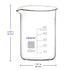 Glass Beaker, 1 Pack Borosilicate Glass Graduated Low Form Griffin Beaker with Pouring Spout Lab Beaker, 50 ml, High Temperature Resistance, Labor...