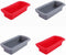 4pcs Silicone Molds DIY Loaf Bakeware Temperature Resistant Mould KitchenTools Bread Pastry Tools(red&grey)...