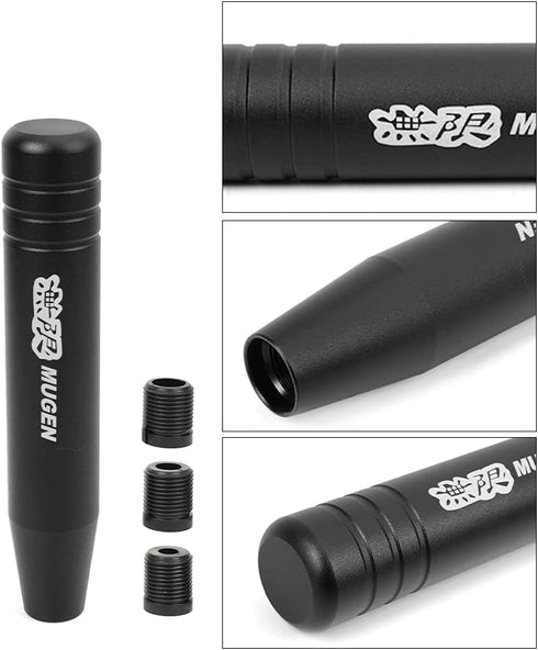 muge racing Universal 7inch Aluminum Alloy Shift Knob, Heavy Duty Car Gear Lever Stick Shifter Handle fit Most Automatic Manual Vehicle Black...