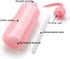 Tatoo Lash squeeze Bottle,Safety Rinse Bottle, Plastic Squeeze Medical Lab Washing Bottle (Pink &Blue, 500ml)...