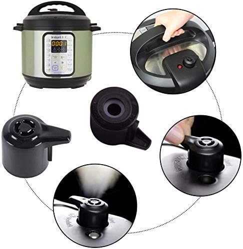 2Pack Steam Release Handle Replacement Accessories Steam Release Valve for Instant Pot Duo/Duo Plus 3, 5, 6 and 8 Quart,Instant Pot Smart Wifi(6 Q...