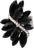 Rosemarie Collections Women's Dazzling Crystal Marquis Leaf Cluster Statement Stretch Cocktail Ring...