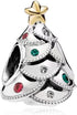 Santa Claus Xmas Halloween Charms for Bracelet Necklace 925 Sterling Silver Charms for Women...