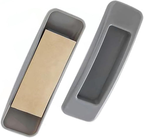 4pcs Self-adhesive Glass Sliding Door Handles, Plastic Door Handle Auxiliary Puller for Glass Doors, Sliding Doors, Window Doors, Sliding Door Cab...