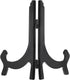 uxcell 10" Easel Plate Holder, Plastic Folding Display Stand Black for Decorative Picture Frame...