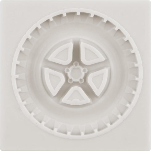 3D Round Tire Fondant Mold Truck Wheel Silicone Mold For Cake Decorating Cupcake Topper Chocolate Gum Paste Polymer Clay Set Of 1...