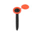 uxcell 100Pcs 5mm Hinged Screw Cover Caps Plastic Fold Screw Snap Covers Washer Flip Screw Protection Cover for M3 M4 M5 Screws, Red...