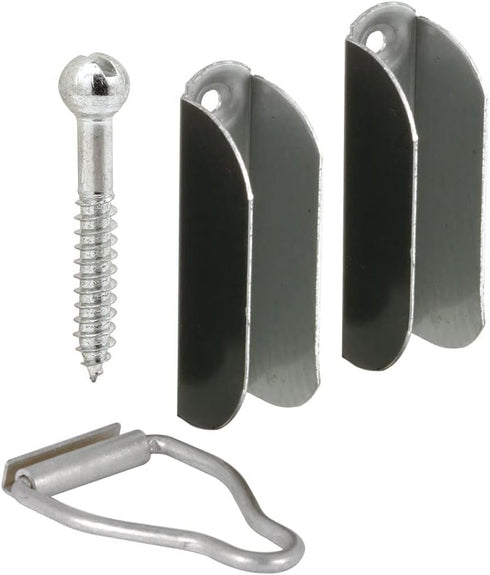 Prime-Line PL 8132 2 Hangers and 1 Latch Mill, 5/16 in., Bronze (Single Pack)...