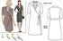 Style Arc Sewing Pattern - Lea Knit Wrap Dress (Sizes 04-16)...