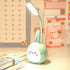 Portable LED Desk Lamp with Night Light Cute Bunny Foldable USB Charge Reading Light for Bedroom Kids Bedside Study (Green)...
