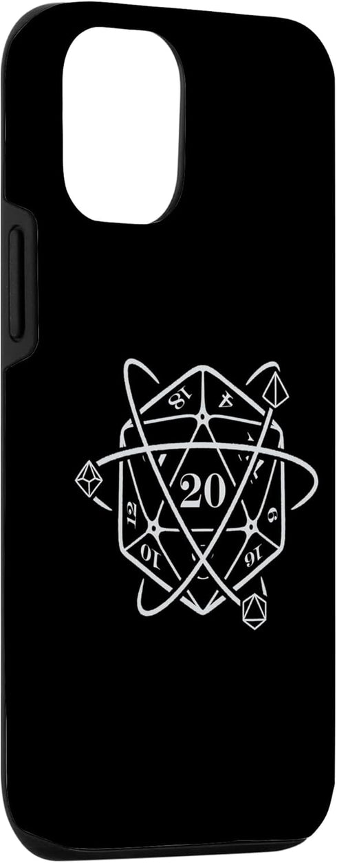 iPhone 13 Pro Roleplaying Games TTRPG D20 Dice Atom Men Women Kids Case...