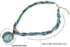 Harlorki Women Lady Retro Vintage Bohemian Style Twist Woven Rope Chain Turquoise Rhinestone Pendant Collar Necklace Fashion Jewelry...