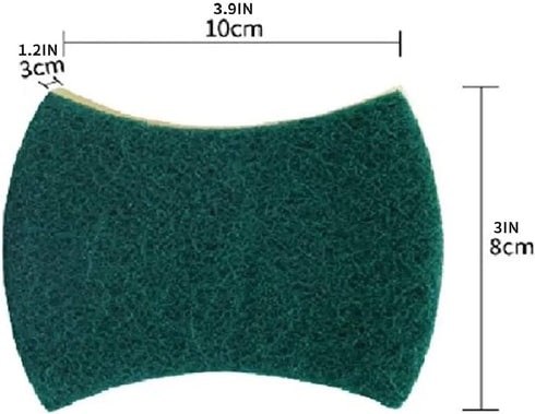 2 in 1 Kitchen Cleaning set Thermal gloves for washing dishes, thick and durable, non-slip waterproof, protective and 6 Kitchen Cleaning Sponges, ...