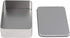 Juvale 6-Pack Silver Metal Cookie Tins with Lids - Small Rectangular Tin Boxes for Gift Giving, Home Organization (4.9x3.7x1.6 In)...