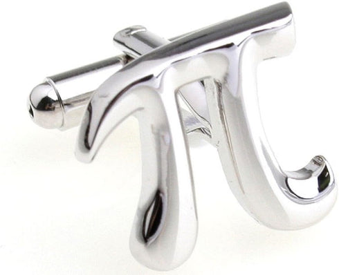 PI 3.1415 Math Pair Cufflinks in a Presentation Gift Box & Polishing Cloth...