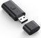 Bluetooth 5.3 Transmitter Receiver, 3.5mm Aux Wireless USB Adapter, Low Latency, Built in Mic, Music Streaming, Handsfree Calls, Driver Free- for ...