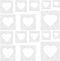 16 PCS Large Heart Stencil Heart Stencils Different Sizes for Painting Template Heart Stencil for Crafts Plastic 5 Point Heart Templates for Fabri...